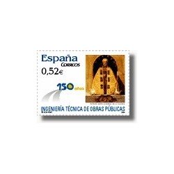 Sellos de España 2004. Ingeniería Técnica de Obras Públicas. (Edif.4077)**