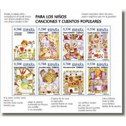 Sellos de España 2005. Para los Niños - Canciones y Cuentos (Edif.4154)**