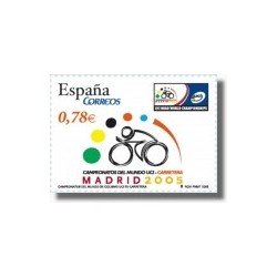 Sellos de España 2005. Campeonatos del Mundo de Ciclismo en Carretera (Edif