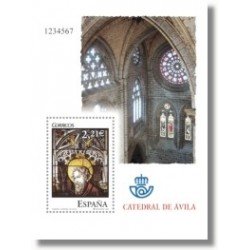 Sellos de Esp.aña 2005. Vidrieras - Catedral de Ávila (Edif. 4196)**