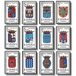 1965 España. Escudos de las Capitales de Provincia. (Edif. 1631/42) **