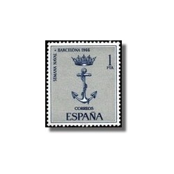 1966 España. Semana Naval en Barcelona. (Edif.1737) **