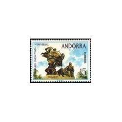 1974 Sellos de Andorra (correo español). Unión Postal Universal (Edif. 93)*