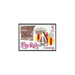 1978 Sellos de Andorra (correo español). Signatura dels Pareatges (Edif. 11