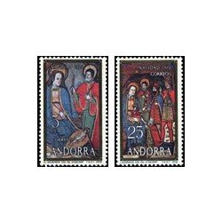 1978 Sellos de Andorra (correo español). Navidad (Edif. 120/1)**