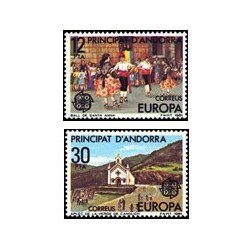 1981 Sellos de Andorra (correo español). Europa (Edif. 140/1)**