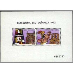 1987 Sellos Andorra Española. Barcelona Sede Olímpica 1992 (Edif. 200)**