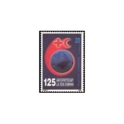 1989 Sellos Andorra Española. 125 Aniv. de la Cruz Roja (Edif. 216)**