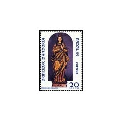 1989 Sellos Andorra Española. Navidad (Edif. 217)**