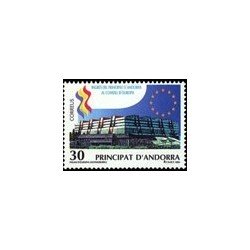 1995 Andorra Española. Ingreso en el Consejo de Europa (Edif. 250)**