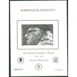 2006 Hoja Homenaje a D. Ramón Carande (nº 2)