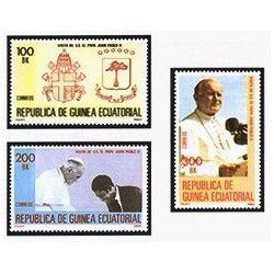 1982 Guinea Ecuat. Viaje S.S. Juan Pablo II (Edif.32/34) **