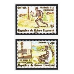 1983 Guinea Ecuat. Año Mundial de las Comunicaciones (Edif.45/46) **