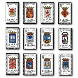 1964 España. Escudos de las Capitales de Provincia. (Edif.1551/62) **