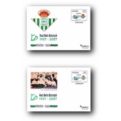 2007 España. Sobres Centenario del Real Betis (Edif.115/16)**