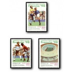 1997 Guinea Ecuat. Mundial de Fútbol Francia 1997 (Edif.241/243) **