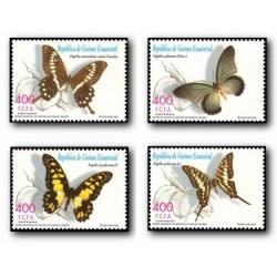 2003 Guinea Ecuat. Mariposas de África (Edif.296/299) **