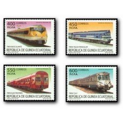 2005 Guinea Ecuat. Trenes de ayer y hoy (Edif.360/363) **
