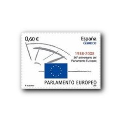 2008 Sellos de España. 50º Aniv. del Parlamento Europeo. (Edif. 4401)**