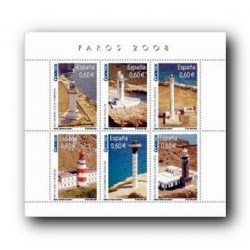 2008 Sellos de España. Faros (Edif. 4430)**