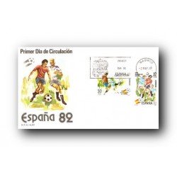 1981 SPD España. Copa Mundial de Fútbol España '82. (Edif.2613/14)