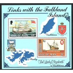 1984 Isla de Man. Lineas con las Islas Falkland (Yvert H.B. 7) **