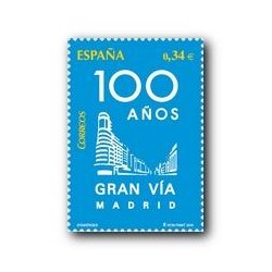 Sellos de España 2010. Gran Vía de Madrid. **