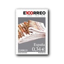 Sellos de España 2010. Diario El Correo. **