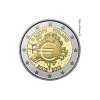 Moneda 2 euros conmemorativa 10º Aniv. Euro. Finlandia 2012