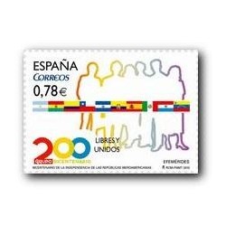 Sellos de España 2010. Independencia de las Repúblicas Iberoamerican **