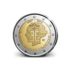 Moneda 2 euros conmemorativa. Belgica 2012