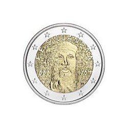 Moneda 2 euros conmemorativa. Finlandia 2013 Sillanpää