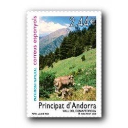 2008 Sellos Andorra Español. Patrimonio Natural (Edifil 359)**