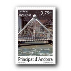 2010 Sellos Andorra Español. (Edifil 374). Puente de París **