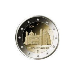 Moneda 2 euros conmemorativa. Alemania 2013 Abadía Maulbronn (5 cecas)