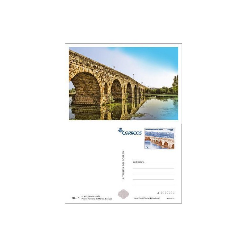 2013 España. La Tarjeta del Correo - Puente de Mérida **
