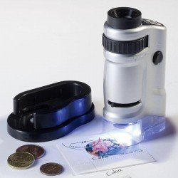 Microscopio Zoom con Led 20-40x