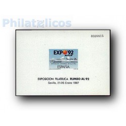 1987 Prueba Oficial 11. Exp. Universal de Sevilla Expo´92. (Edifil 11)