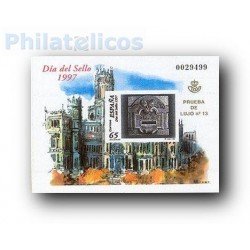 1997 Prueba Lujo 13. Día del sello. Buzones