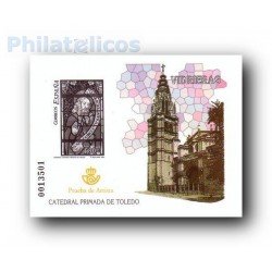 2004 Prueba del Artista. Vidrieras Catedral Primada de Toledo.
