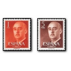 1960 España. General Franco. (Edif. 1290/91)**