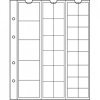 Hojas para monedas Leuchtturm NUMIS MIX transparentes (5 unds.)