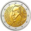 Moneda 2 euros conmemorativa. Francia 2015 70 Años de Paz