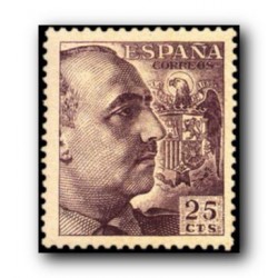 1949 Sellos de España (1049). General Franco.