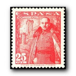 1948 Sellos de España (1024/32). General Franco y Castillo de la Mota