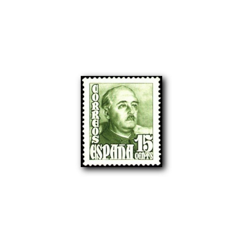 1948 Sellos de España (1020General Franco.