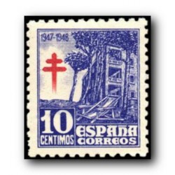 1947 Sellos de España (1017Pro Tuberculosis.