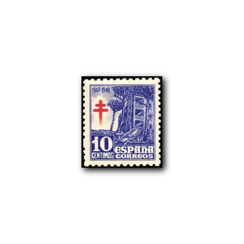 1947 Sellos de España (1017Pro Tuberculosis.
