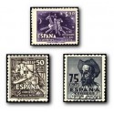 1947 Sellos de España 1012/14 **. IV Cent. del Nacimiento de Cervantes
.