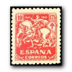1945 Sellos de España (993/97). Pro Tuberculosos.**